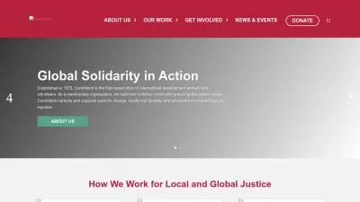 Screenshot preview of comhlamh.org