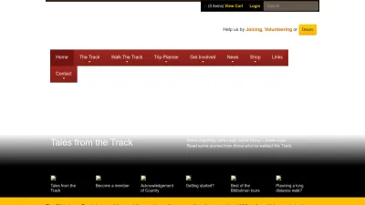 Screenshot preview of bibbulmuntrack.org.au