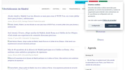 Screenshot preview of archimadrid.org