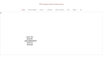 Screenshot preview of anglicanchurch.net