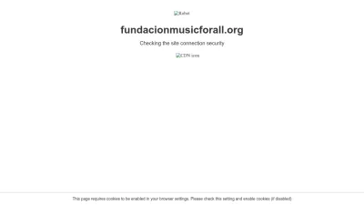 Screenshot preview of fundacionmusicforall.org
