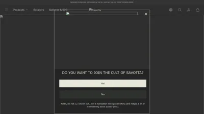 Screenshot preview of savotta.fi