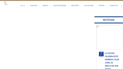 Screenshot preview of diocesisplasencia.org