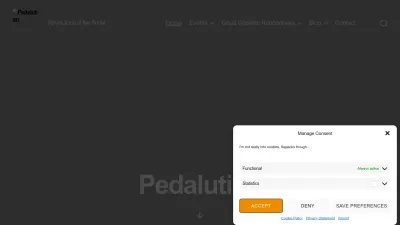 Screenshot preview of pedalution.co.uk
