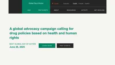Screenshot preview of supportdontpunish.org