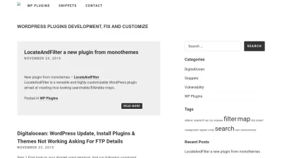 Screenshot preview of monothemes.com