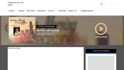 Screenshot preview of 1150kknw.com