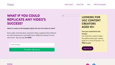 Screenshot preview of clipstill.com