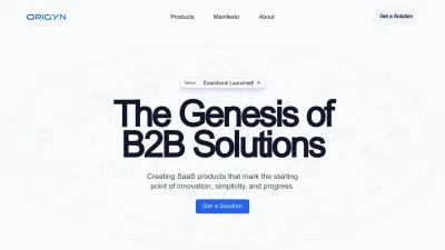 Screenshot preview of origyn.company