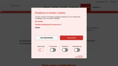 Screenshot preview of rodekors.no