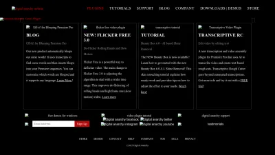 Screenshot preview of digitalanarchy.com