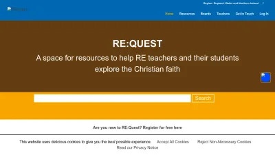 Screenshot preview of request.org.uk
