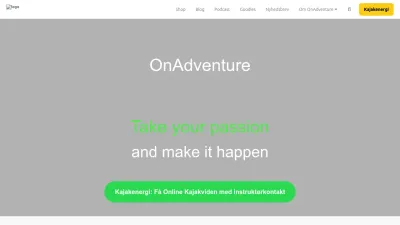Screenshot preview of onadventure.dk