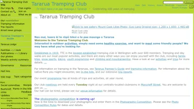 Screenshot preview of ttc.org.nz