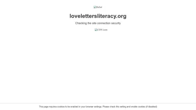 Screenshot preview of lovelettersliteracy.org