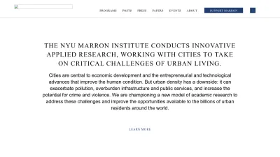 Screenshot preview of marroninstitute.nyu.edu