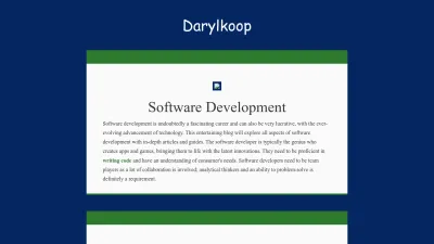 Screenshot preview of darylkoop.com