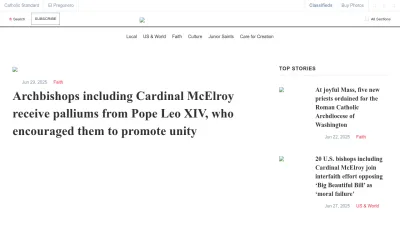 Screenshot preview of cathstan.org