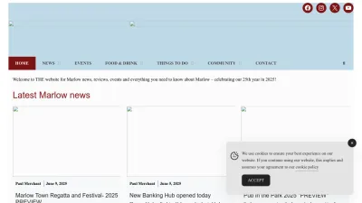 Screenshot preview of mymarlow.co.uk
