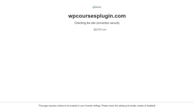 Screenshot preview of wpcoursesplugin.com