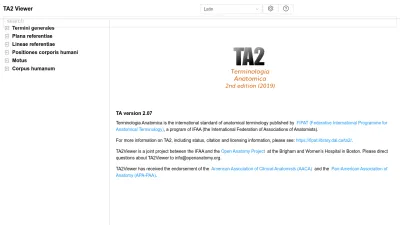 Screenshot preview of ta2viewer.openanatomy.org