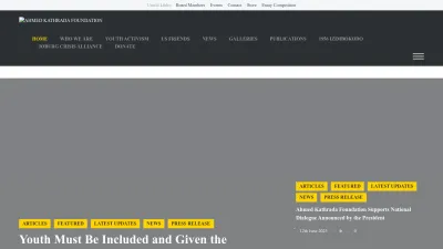 Screenshot preview of kathradafoundation.org