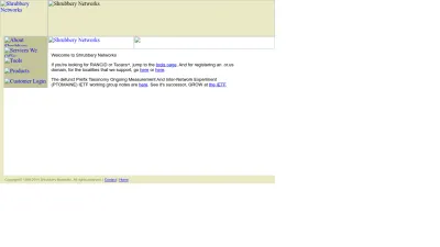 Screenshot preview of shrubbery.net