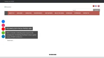 Screenshot preview of mrawomen.ma