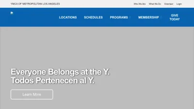 Screenshot preview of ymcala.org