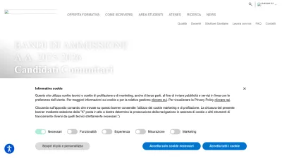 Screenshot preview of unicamillus.org