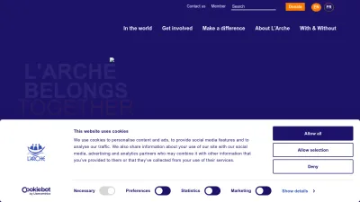 Screenshot preview of larche.org