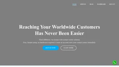 Screenshot preview of thiscallbutton.com