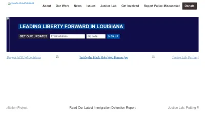 Screenshot preview of laaclu.org