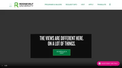 Screenshot preview of roosevelt.edu