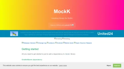 Screenshot preview of mockk.io