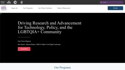 Screenshot preview of lgbttech.org
