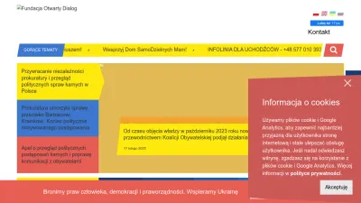 Screenshot preview of odfoundation.eu