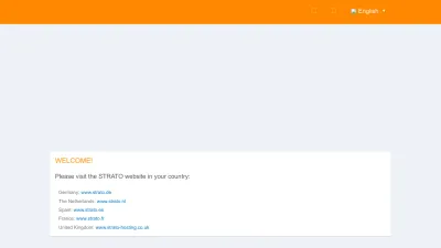 Screenshot preview of strato.com