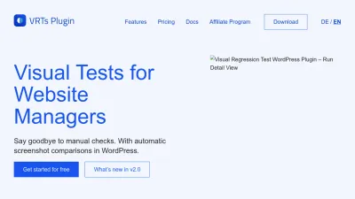 Screenshot preview of vrts.app