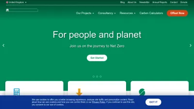 Screenshot preview of climatestewards.org