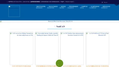 Screenshot preview of uan.edu.co