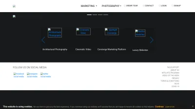 Screenshot preview of spotlighthometours.com