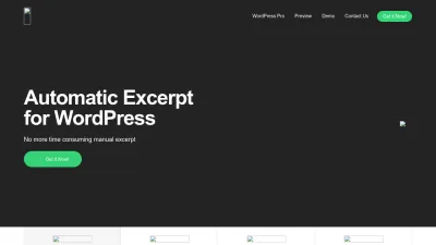 Screenshot preview of wpexcerptplugin.com