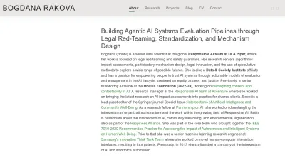 Screenshot preview of bobirakova.com