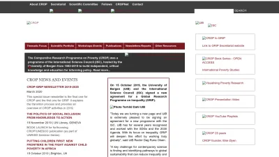 Screenshot preview of crop.org