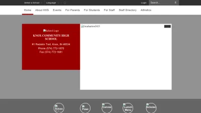 Screenshot preview of hs.knox.k12.in.us
