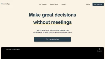 Screenshot of Loomio.com