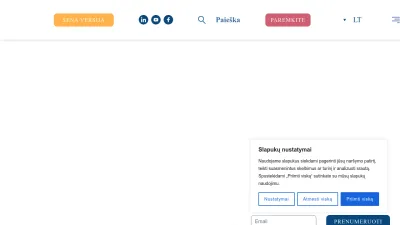Screenshot preview of llri.lt