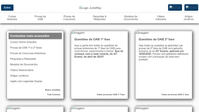 Screenshot preview of jurisway.org.br
