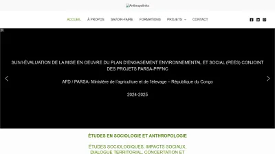Screenshot preview of anthropolinks.com
